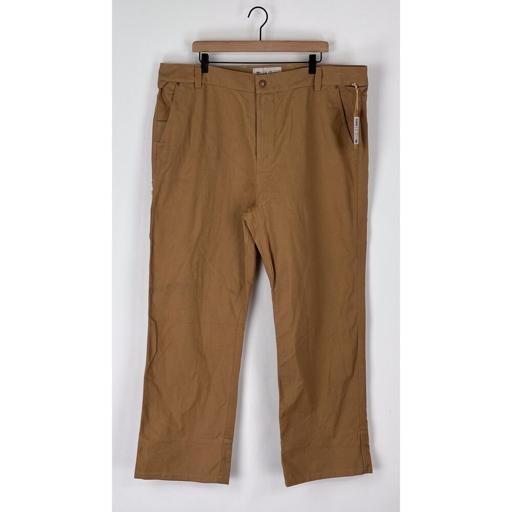 Duck Camp Mens Brush Pants Reed Brown Size 42 x 32 New Flawed